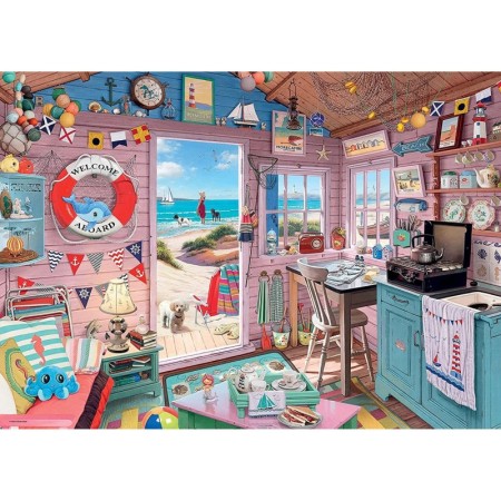 Puzzle Coliba La Plaja, 1000 Piese Ravensburger - 1